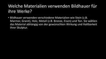 Vorschau - Arbeitsblätter - AB mit Fragen zum Thema "Bildhauer" + Lösungsblatt - Seite 3