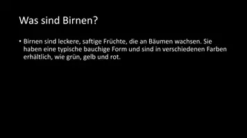 Vorschau - Arbeitsblätter - AB mit Fragen zum Thema "Birnen" + Lösungsblatt + Infografik - Seite 3