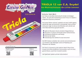 Vorschau - Anderer Materialtyp - Weihnachtslied für die Triola - Am Weihnachtsbaum die Lichter brennen - Deckblatt