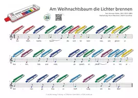 Vorschau - Anderer Materialtyp - Weihnachtslied für die Triola - Am Weihnachtsbaum die Lichter brennen - Seite 1