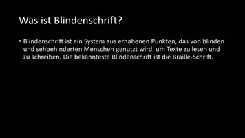 Vorschau - Arbeitsblätter - AB mit Fragen zum Thema "Blindenschrift" + Lösungsblatt + Infografik - Seite 3