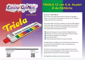 Vorschau - Anderer Materialtyp - Weihnachtslied für die Triola - O du fröhliche - Deckblatt