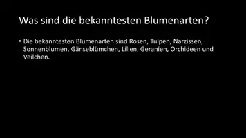 Vorschau - Arbeitsblätter - AB mit Fragen zum Thema "Blumen" + Lösungsblatt + Infografik - Seite 3