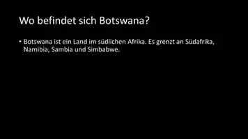 Vorschau - Arbeitsblätter - AB mit Fragen zum Thema "Botswana" + Lösungsblatt - Seite 2