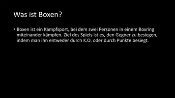 Vorschau - Arbeitsblätter - AB mit Fragen zum Thema "Boxen" + Lösungsblatt + Infografik - Seite 3