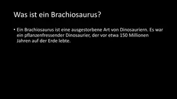 Vorschau - Arbeitsblätter - AB mit Fragen zum Thema "Brachiosaurus" + Lösungsblatt - Seite 2
