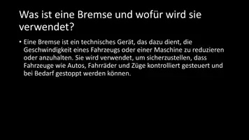 Vorschau - Arbeitsblätter - AB mit Fragen zum Thema "Bremsen (Technik)" + Lösungsblatt + Infografik - Seite 3