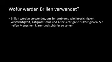 Vorschau - Arbeitsblätter - AB mit Fragen zum Thema "Brillen" + Lösungsblatt - Seite 3