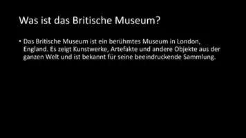 Vorschau - Arbeitsblätter - AB mit Fragen zum Thema "Britisches Museum" + Lösungsblatt + Infografik - Seite 3