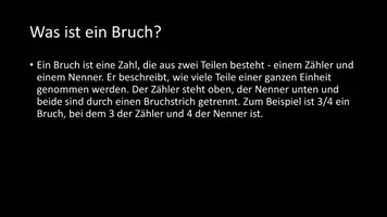 Vorschau - Arbeitsblätter - AB mit Fragen zum Thema "Bruchrechnung" + Lösungsblatt + Infografik - Seite 3