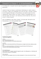 Vorschau - Arbeitsblätter - Übungsblätter zur neuen Lineatur - Deckblatt