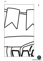 Vorschau - Mal- und Bastelvorlagen - Gemeinschaftsbild_Schulanfang_Kunst_Klasse 1-4 - Seite 1