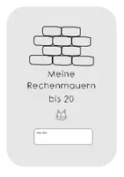 Vorschau - Poster - Rechenmauern bis 20. Übungsheft - Seite 1
