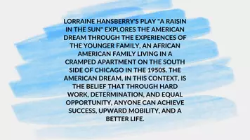 Vorschau - Präsentationen/Tafelbilder - Exploring the American Dream in “A Raisin in the Sun” (PowerPoint Presentation) - Seite 2