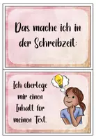 Vorschau - Poster - Freie Schreibzeit - nach Beate Leßmann - Klasse 1/2 - Seite 2