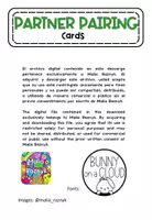 Vista previa - Unidades / Secuencias / Situaciones de Aprendizaje - Tarjetas para crear parejas / Partner Pairing cards - página 2