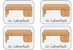 Vorschau - Anderer Materialtyp - Wortschatzheft Klassenzimmer - Seite 1