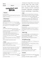 Vorschau - Arbeitsblätter - Orca Komplettpaket - mit Lesetext, Steckbrief, Lückentext, Suchsel, Quiz und Ausmalbildern - Seite 3