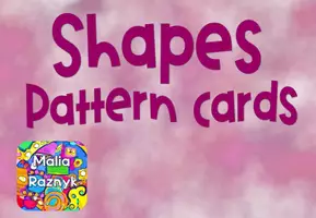 Vista previa - Hojas de trabajo - Seriación de figuras geométricas - Shapes Pattern Cards - página 3