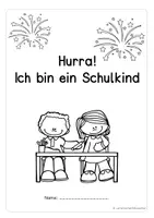 Vorschau - Arbeitsblätter - Schulbeginn - Namen - Klassenregeln - Schultüte - Schulsachen - Seite 2