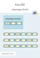 Vorschau - Spiele - Kino 100 : Zahlenfolgen (ZR 100) - Deckblatt