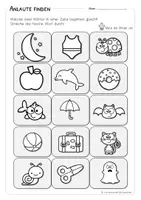 Vorschau - Arbeitsblätter - KOMPLETTPAKET "Phonologische Bewusstheit" - Reime-Silben-(An-)Laute - Seite 3