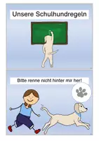 Vorschau - Merkblätter - Schulhundregeln: heller Labrador - Seite 1
