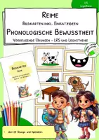 Vorschau - Fördermaterial/Inklusion - Phonologische Bewusstheit - Reime - Bildkarten und Einsatzideen - Deckblatt