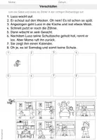 Vorschau - Arbeitsblätter - Leseverständnis Klasse 1-2 | Geschichten Alltagssituationen | Deutsch Grundschule - Seite 2