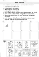 Vorschau - Arbeitsblätter - Leseverständnis Klasse 1-2 | Geschichten Alltagssituationen | Deutsch Grundschule - Seite 3