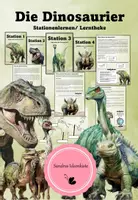 Vorschau - Arbeitsblätter - DINOSAURIER - Stationenlernen/Lerntheke - Deckblatt