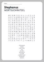 Vorschau - Arbeitsblätter - Wortsuchrätsel/Suchsel 👉 „Stephanus“ - Seite 2