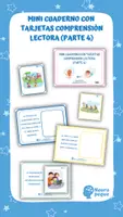 Vista previa - Tarjetas / Manipulativos - MINI CUADERNO CON TARJETAS COMPRENSIÓN LECTORA PARTE 4 - Portada