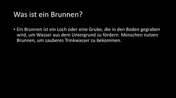 Vorschau - Arbeitsblätter - AB mit Fragen zum Thema "Brunnen" + Lösungsblatt - Seite 2