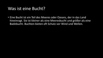 Vorschau - Arbeitsblätter - AB mit Fragen zum Thema "Bucht" + Lösungsblatt - Seite 2
