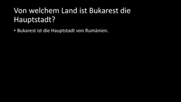 Vorschau - Arbeitsblätter - AB mit Fragen zum Thema "Bukarest" + Lösungsblatt - Seite 2