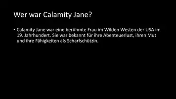Vorschau - Arbeitsblätter - AB mit Fragen zum Thema "Calamity Jane" + Lösungsblatt - Seite 2