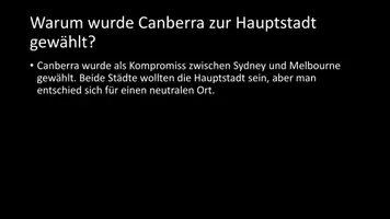Vorschau - Arbeitsblätter - AB mit Fragen zum Thema "Canberra" + Lösungsblatt - Seite 3