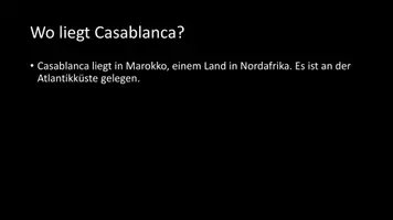 Vorschau - Arbeitsblätter - AB mit Fragen zum Thema "Casablanca" + Lösungsblatt - Seite 2