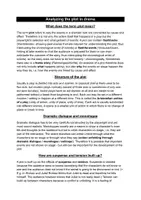 Vorschau - Arbeitsblätter - Analyzing the plot in drama (Method Sheet) - Seite 1