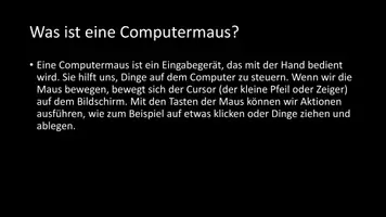 Vorschau - Arbeitsblätter - AB mit Fragen zum Thema "Maus (Computer)" + Lösungsblatt + Infografik - Seite 3