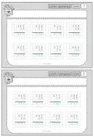 Vorschau - Aufgabenkarten - schriftliche Subtraktion Kartei ZR 1000 - Seite 2