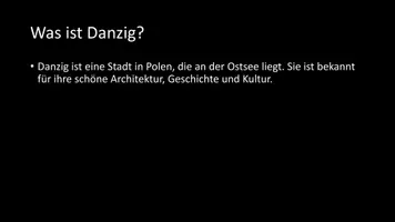 Vorschau - Arbeitsblätter - AB mit Fragen zum Thema "Danzig" + Lösungsblatt - Seite 2