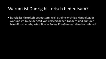 Vorschau - Arbeitsblätter - AB mit Fragen zum Thema "Danzig" + Lösungsblatt - Seite 3