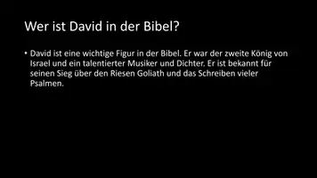 Vorschau - Arbeitsblätter - AB mit Fragen zum Thema "David" + Lösungsblatt - Seite 2