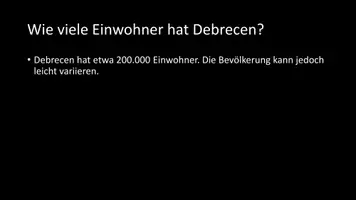 Vorschau - Arbeitsblätter - AB mit Fragen zum Thema "Debrecen" + Lösungsblatt - Seite 3