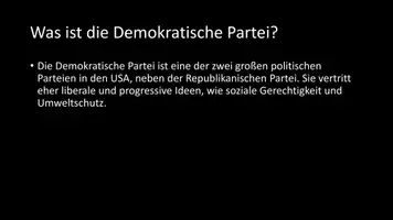 Vorschau - Arbeitsblätter - AB mit Fragen zum Thema "Demokratische Partei (USA)" + Lösungsblatt - Seite 2