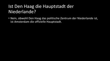 Vorschau - Arbeitsblätter - AB mit Fragen zum Thema "Den Haag" + Lösungsblatt - Seite 3