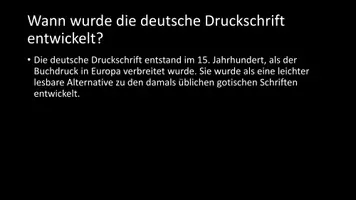 Vorschau - Arbeitsblätter - AB mit Fragen zum Thema "Deutsche Druckschrift" + Lösungsblatt - Seite 3