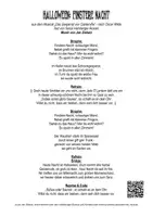 Vorschau - Text - Finstere Nacht - Songtext, Lied zur dunklen Jahreszeit z.B. Halloween - Seite 1
